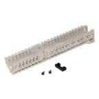 5KU CNC 254mm B30 Stil Langer Unterer Handschutz Schienen System Geeignet für D-Boys LCT GHK AKM AK74 AK102 AK104 AK105 AK Serie AEG Gewehre Airsoft Wüstenbraun