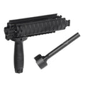 CYMA MP5 DX Interface Handschutzschienensystem mit QD Vordergriff und Außenlauf Geeignet für CYMA G&G Umarex Tokyo Marui MP5 Serie AEG Gewehre Airsoft Schwarz