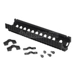 CYMA 242mm Aluminium Untere Handschutz schienen system Geeignet für CYMA G&P Tokyo Marui AK74 Serie AEG Gewehre Airsoft Schwarz