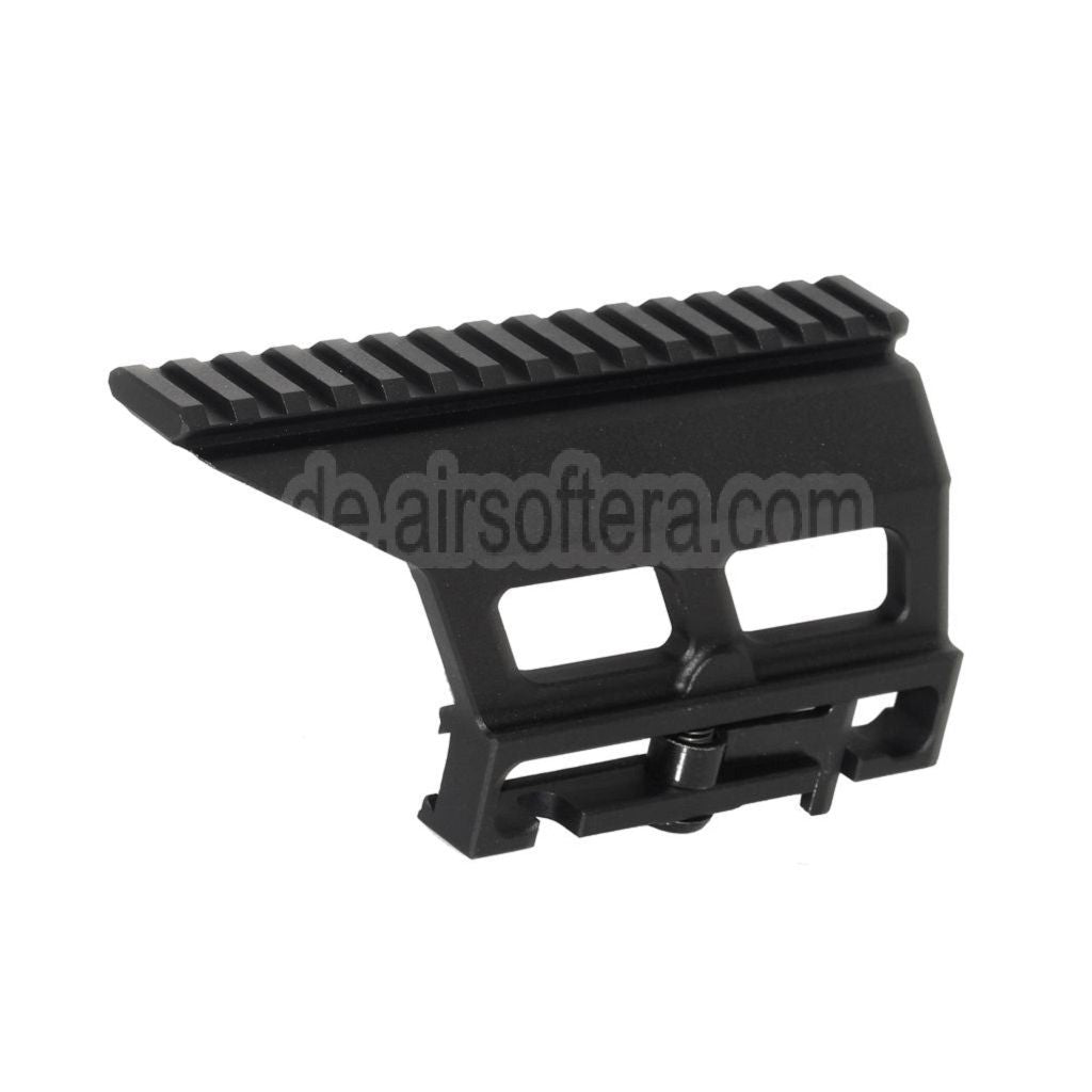 CYMA 155mm Aluminiumschiene QD Zielfernrohrmontage Geeignet für SVD AK Serie AEG Gewehre Airsoft Schwarz