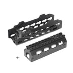 CYMA Aluminium KeyMod Handschutz schienen system Geeignet für AK74U Serie AEG GBB Gewehre Airsoft Schwarz