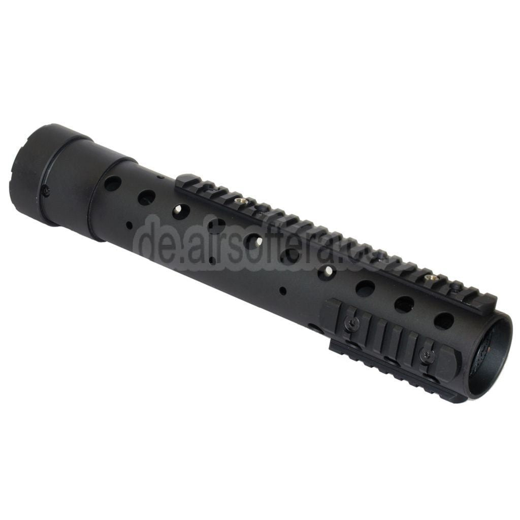 CYMA 323mm Aluminium MK12 SPR Mod 0 Free Float Handschutz schienen system Geeignet für M4 M16 Serie AEG Gewehre Airsoft Schwarz