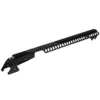CYMA 537mm Aluminium Ober schienen System mit 6-Schalen Trägerhalterung Geeignet für CYMA Tokyo Marui M870 Serie Schrotflinte Airsoft Schwarz