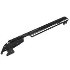 CYMA 537mm Aluminium KeyMod Ober schienen System mit 6-Schalen Trägerhalterung Geeignet für CYMA Tokyo Marui M870 Serie Schrotflinte Airsoft Schwarz