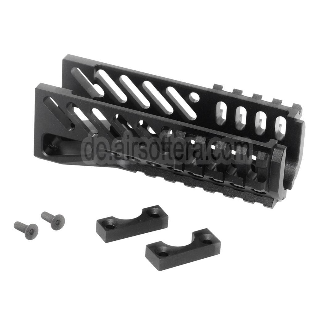 5KU CNC 119mm B-11 Klassischer Unterteil Handschutz Schienen System Geeignet für D-Boys LCT GHK Tokyo Marui AKS-74U Serie AEG GBB Gewehre Airsoft