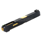 EMG Lizenziert SAI Tier One Competition komplett Oberes Kit Gold Laufschlitten Set Geeignet für AW WE EMG BLU G17 G34 GBB Pistolen Airsoft Schwarz