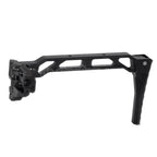 5KU 198mm AB-8R Stil Mit klappbarem Mech Schaft Geeignet für 1913 Picatinny Schienen System Gewehre Airsoft Schwarz
