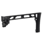 5KU 206mm SS-8 Stil Mit klappbarem Mech Schaft Geeignet für 1913 Picatinny Schienen System Gewehre Airsoft Schwarz