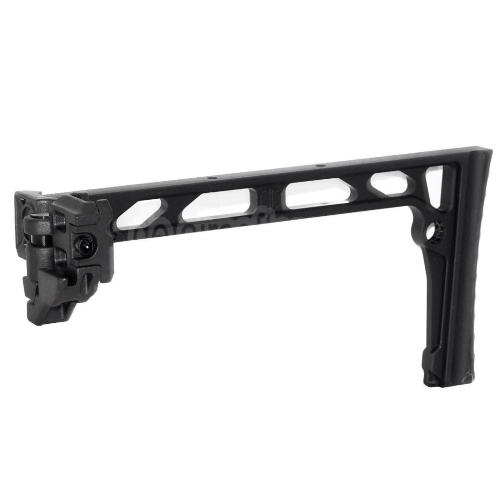 5KU 206mm SS-8 Stil Mit klappbarem Mech Schaft Geeignet für 1913 Picatinny Schienen System Gewehre Airsoft Schwarz