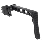 5KU 206mm SS-8 Stil Mit klappbarem Mech Schaft Geeignet für 1913 Picatinny Schienen System Gewehre Airsoft Schwarz