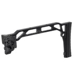 5KU 206mm SS-8R Stil Mit klappbarem Mech Schaft Geeignet für 1913 Picatinny Schienen system Gewehre Airsoft Schwarz
