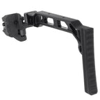 5KU 206mm SS-8R Stil Mit klappbarem Mech Schaft Geeignet für 1913 Picatinny Schienen system Gewehre Airsoft Schwarz