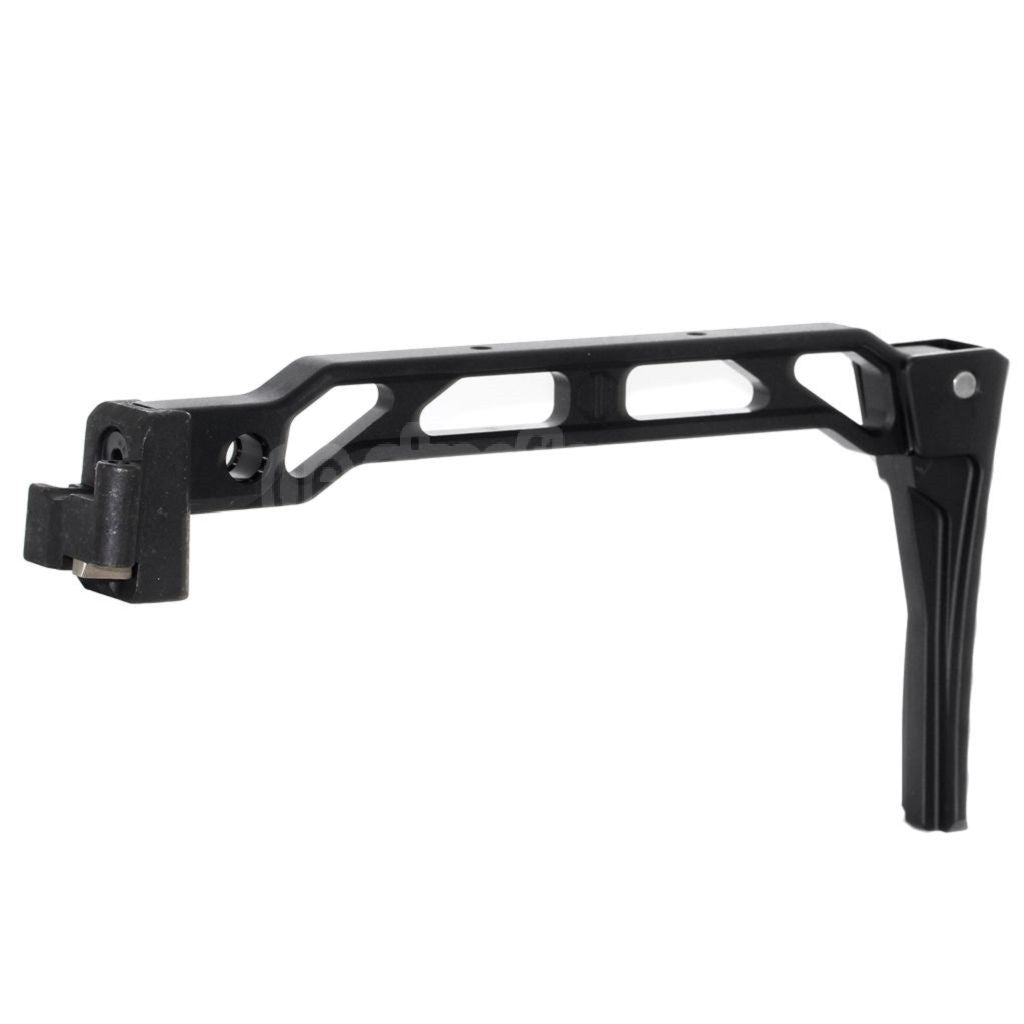 5KU 198mm AB-8R Stil Mit klappbarer Kolbenkappe Schaft Geeignet für D-Boys GHK LCT CYMA AK Serie Gewehre Airsoft Schwarz