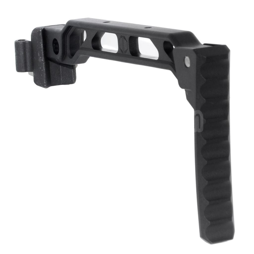 5KU 198mm AB-8R Stil Mit klappbarer Kolbenkappe Schaft Geeignet für D-Boys GHK LCT CYMA AK Serie Gewehre Airsoft Schwarz