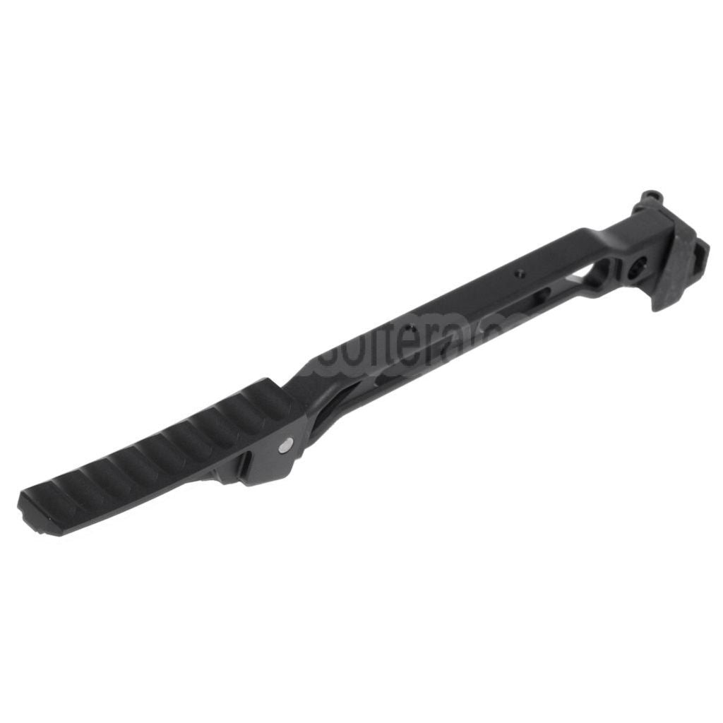5KU 198mm AB-8R Stil Mit klappbarer Kolbenkappe Schaft Geeignet für D-Boys GHK LCT CYMA AK Serie Gewehre Airsoft Schwarz