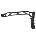 5KU 206mm SS-8R Stil Kolbenkappe Schaft Geeignet für D-Boys GHK LCT CYMA AK Serie Gewehre Airsoft Schwarz