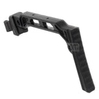 5KU 206mm SS-8R Stil Kolbenkappe Schaft Geeignet für D-Boys GHK LCT CYMA AK Serie Gewehre Airsoft Schwarz
