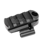 5KU M1913 Picatinny Schienen Schaftadapter mit QD-Riemenloch Geeignet für CYMA D-Boys LCT GHK AK Serie Gewehre Airsoft Schwarz