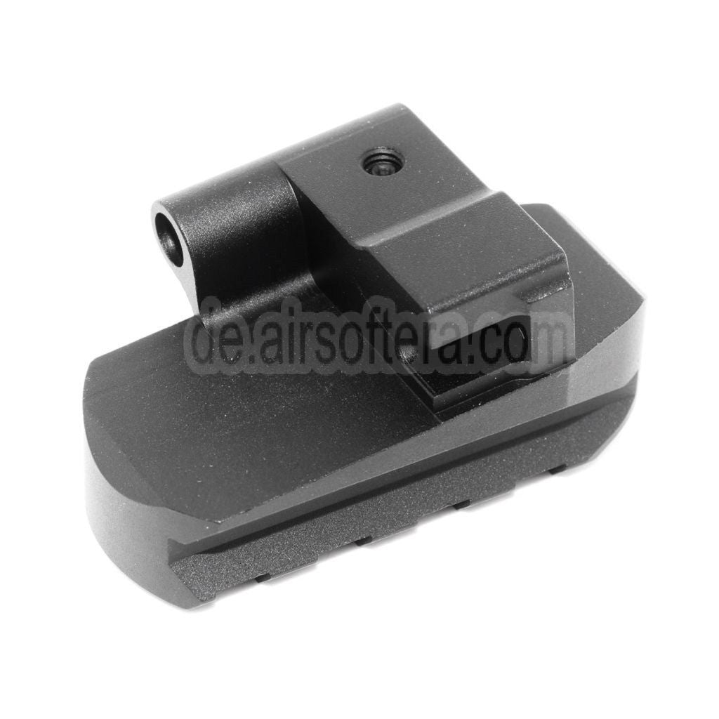 5KU M1913 Picatinny Schienenschaft Basisadapter mit QD Riemenloch Geeignet für E&L AK Serie Gewehre Airsoft Schwarz