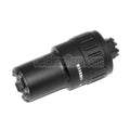 5KU 115mm MPI KP-9 Mündungsfeuerdämpfer Geeignet für -14mm CCW Gegen den Uhrzeigersinn Lauf Gewehre Airsoft Schwarz