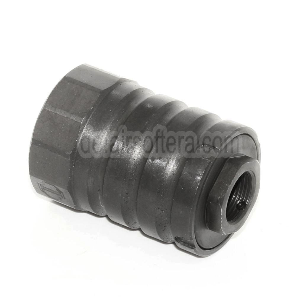5KU 53mm 360 X12 Mündungsbremse Mündungsfeuerdämpfer mit Blast Shield Geeignet für -14mm CCW Gegen den Uhrzeigersinn Lauf Gewehre Airsoft Schwarz