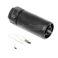 5KU 92mm Mini Schalldämpfer mit Spitfire Tracer Geeignet für -14mm CCW Gegen den Uhrzeigersinn Lauf Gewehre Airsoft
