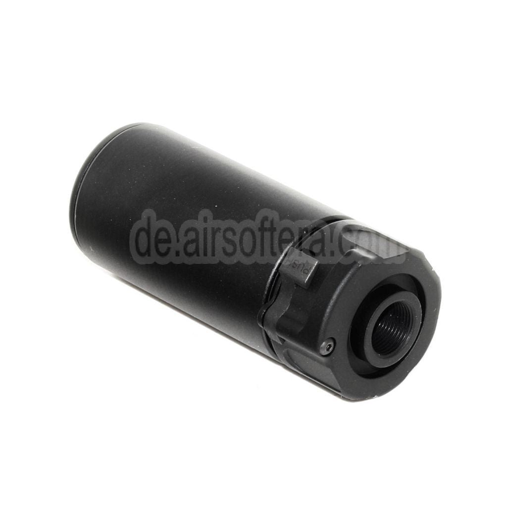 5KU 92mm Mini Schalldämpfer mit Spitfire Tracer Geeignet für -14mm CCW Gegen den Uhrzeigersinn Lauf Gewehre Airsoft