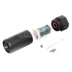 5KU 92mm Mini Schalldämpfer mit Spitfire Tracer Geeignet für -14mm CCW Gegen den Uhrzeigersinn Lauf Gewehre Airsoft
