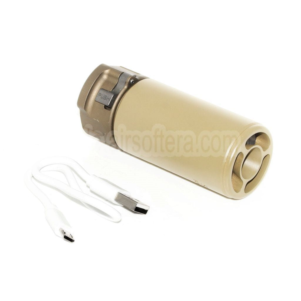 5KU 92mm Mini Schalldämpfer mit Spitfire Tracer Geeignet für -14mm CCW Gegen den Uhrzeigersinn Lauf Gewehre Airsoft