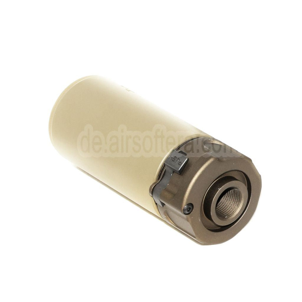 5KU 92mm Mini Schalldämpfer mit Spitfire Tracer Geeignet für -14mm CCW Gegen den Uhrzeigersinn Lauf Gewehre Airsoft