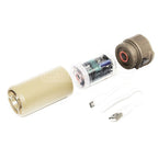 5KU 92mm Mini Schalldämpfer mit Spitfire Tracer Geeignet für -14mm CCW Gegen den Uhrzeigersinn Lauf Gewehre Airsoft