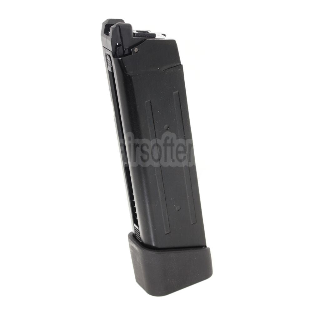 APS EMG TTI 23rd Co2 Magazin Geeignet für G17 G18C G34 G35 G-Serie GBB Pistolen Airsoft Schwarz