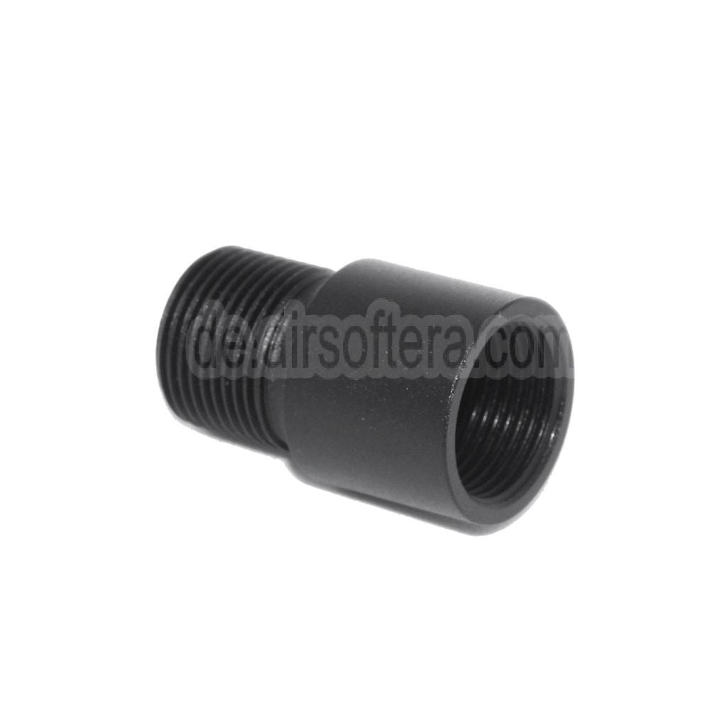 5KU Lauf Schalldämpfer Kompensator Adapter Innere +14mm CW im Uhrzeigersinn Zu Äußere -14mm CCW gegen den Uhrzeigersinn