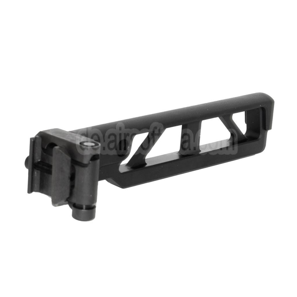 5KU 162mm ST-6 Stil AR M4 Schaft mit Klappmechanismus Geeignet für M1913 Picatinny Schienensystem Gewehre Airsoft Schwarz