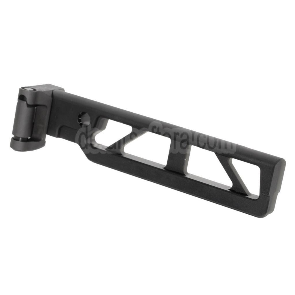 5KU 162mm ST-6 Stil AR M4 Schaft mit Klappmechanismus Geeignet für M1913 Picatinny Schienensystem Gewehre Airsoft Schwarz