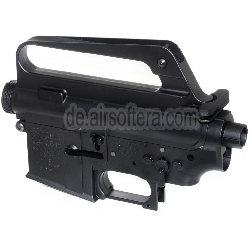 E&C M16VN Oberer Untere Metall Körperempfänger Geeignet für E&C Tokyo Marui M4 M16 Serie AEG Gewehre Airsoft Schwarz