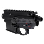 E&C 416 A5 Oberer Untere Metall Körperempfänger Geeignet für E&C Tokyo Marui 416 A5 M4 M16 Serie AEG Gewehre Airsoft Schwarz