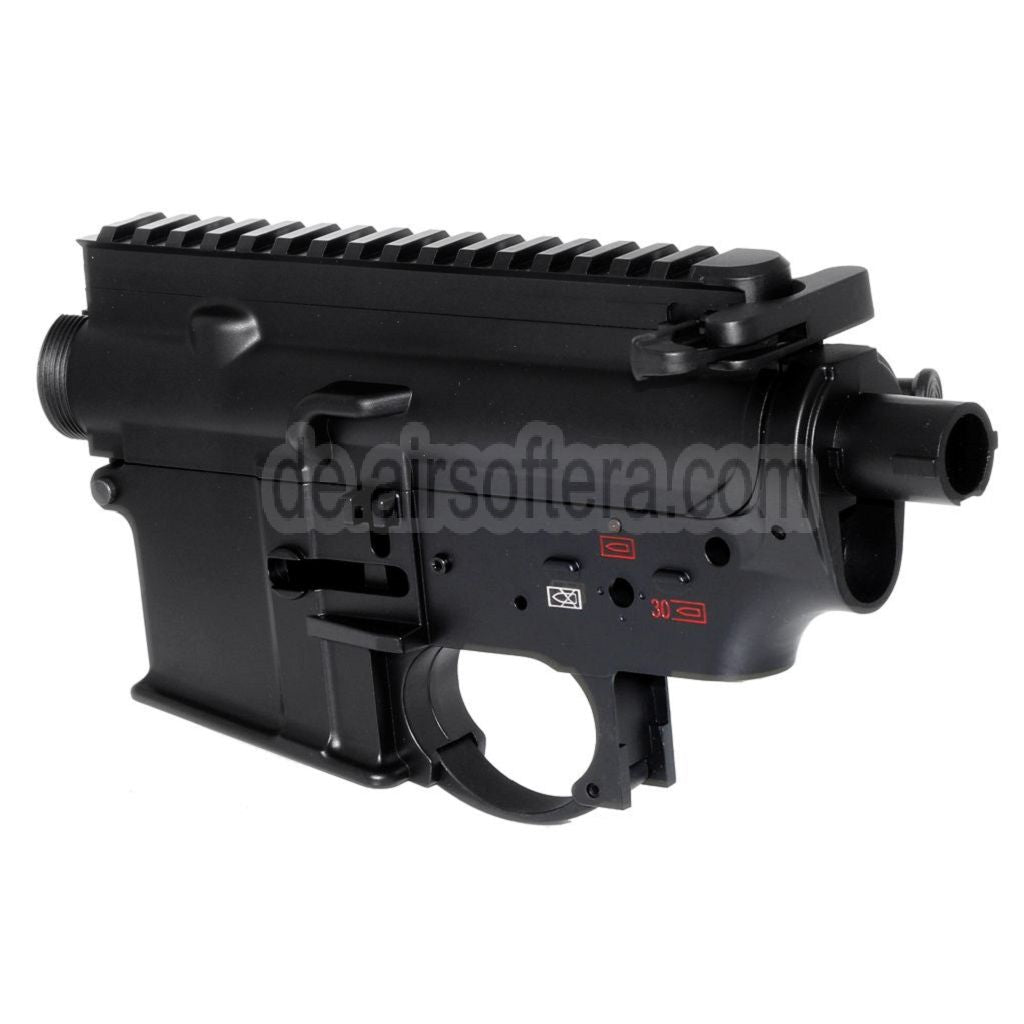 E&C 416 A5 Oberer Untere Metall Körperempfänger Geeignet für E&C Tokyo Marui 416 A5 M4 M16 Serie AEG Gewehre Airsoft Schwarz