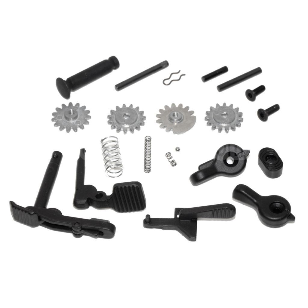 E&C 416 A5 Oberer Untere Metall Körperempfänger Geeignet für E&C Tokyo Marui 416 A5 M4 M16 Serie AEG Gewehre Airsoft Schwarz