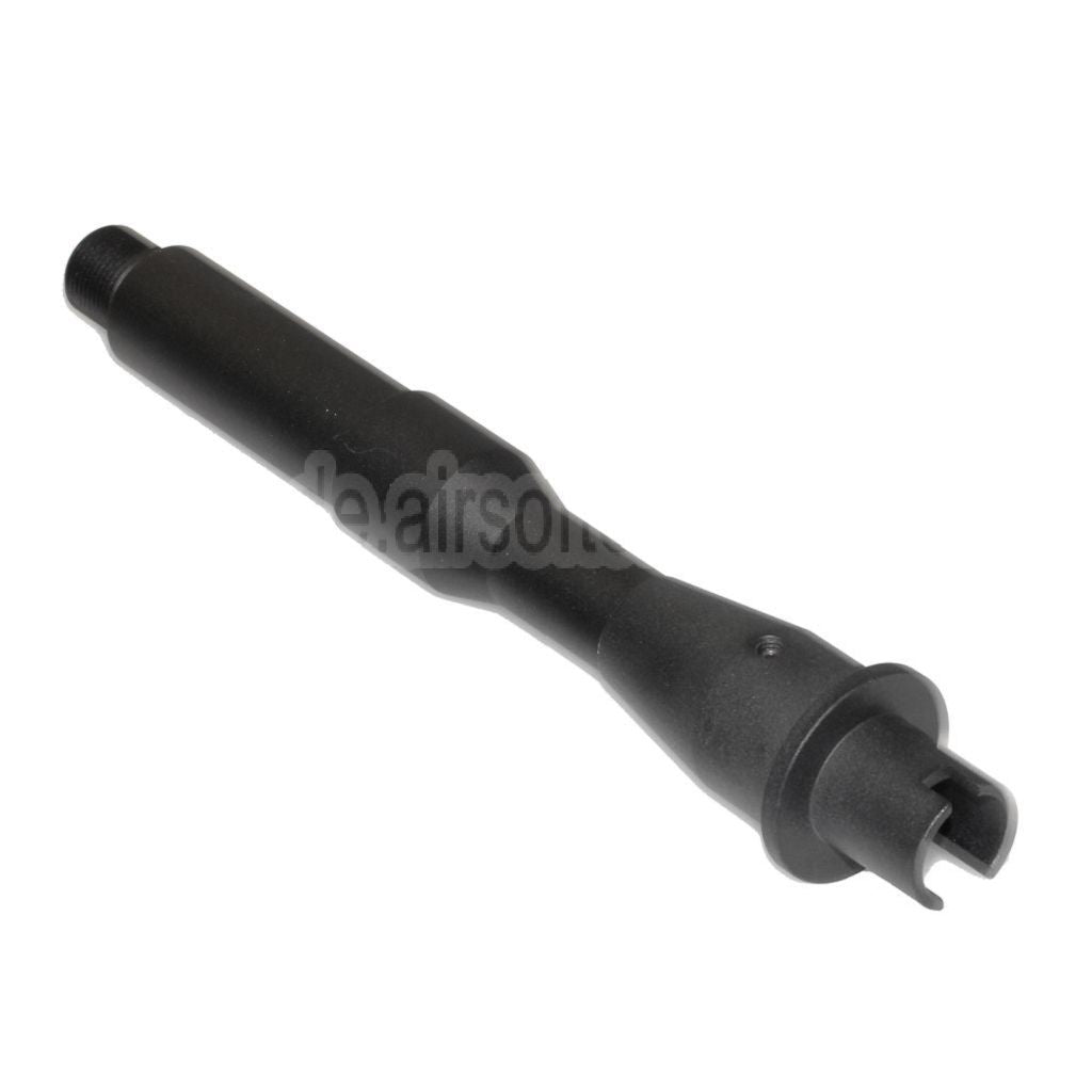 5KU 7 Zoll Aluminium CQB Außenlauf -14mm CCW Gegen den Uhrzeigersinn Geeignet für Tokyo Marui M4 MWS GBB Gewehre Airsoft Schwarz