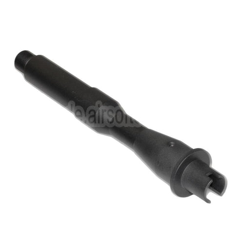5KU 7 Zoll Aluminium CQB Außenlauf -14mm CCW Gegen den Uhrzeigersinn Geeignet für Tokyo Marui M4 MWS GBB Gewehre Airsoft Schwarz
