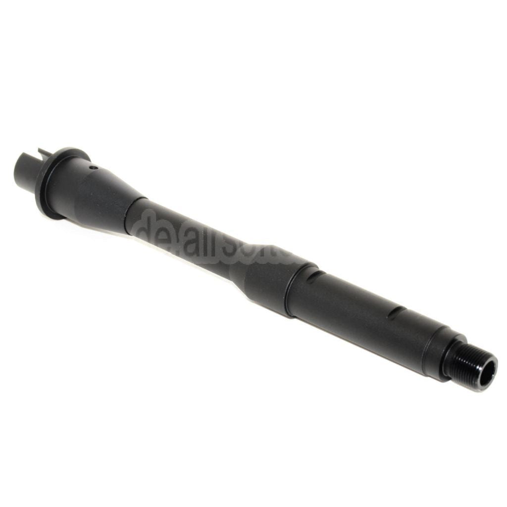 5KU 8.25/8.7 Zoll Aluminium Außenlauf -14mm CCW Gegen den Uhrzeigersinn Geeignet für Tokyo Marui M4 MWS GBB Gewehre Airsoft Schwarz