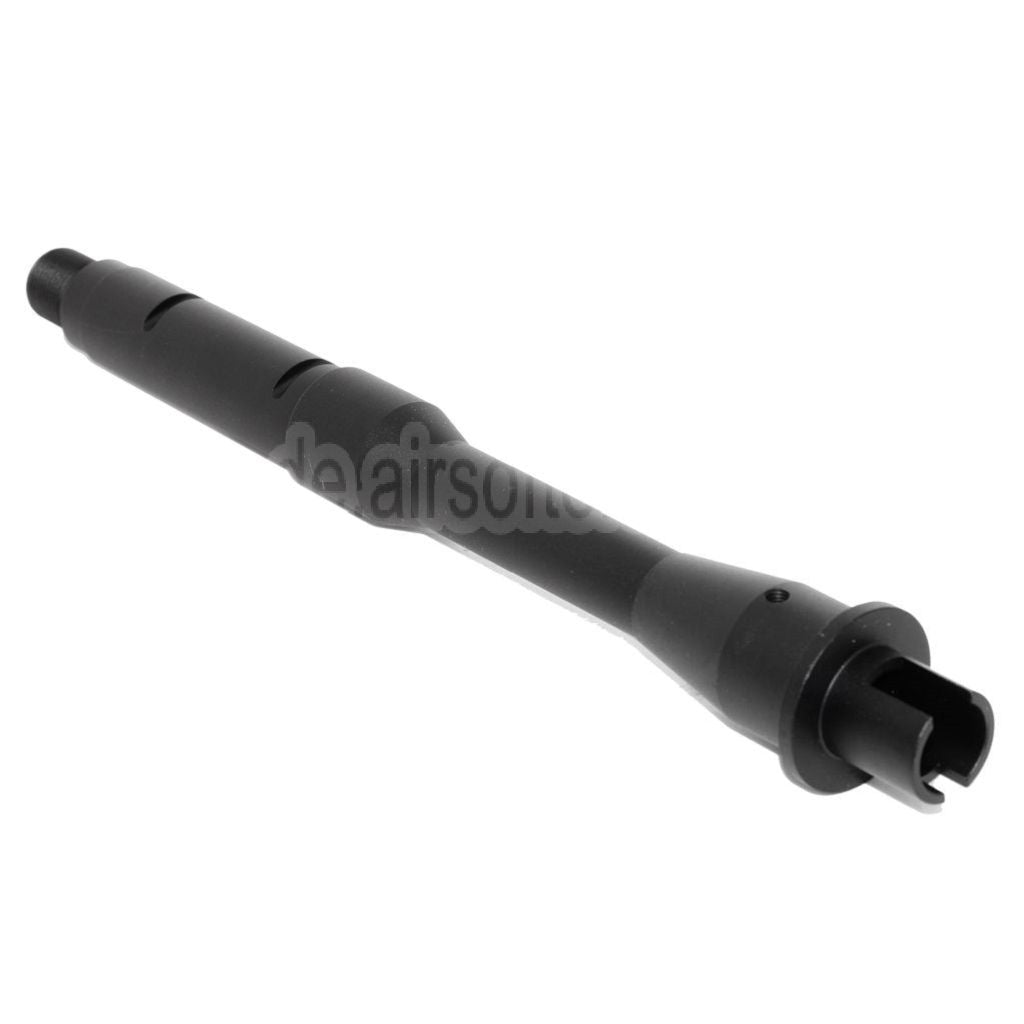 5KU 8.25/8.7 Zoll Aluminium Außenlauf -14mm CCW Gegen den Uhrzeigersinn Geeignet für Tokyo Marui M4 MWS GBB Gewehre Airsoft Schwarz