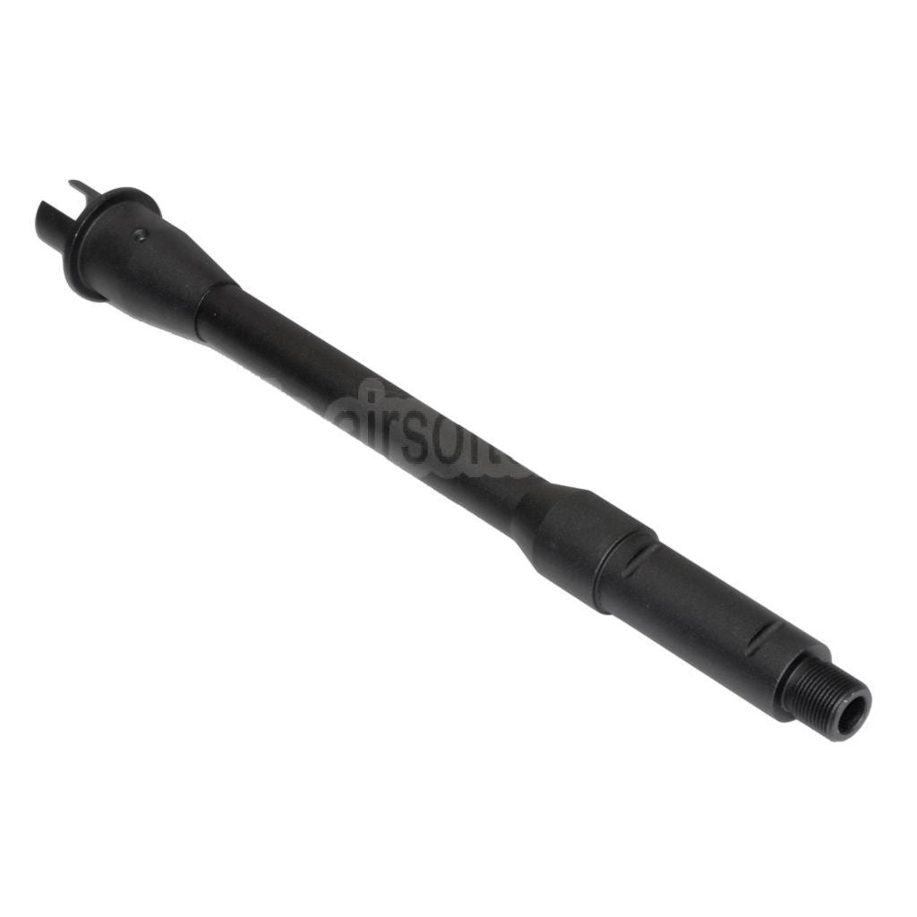 5KU 10 Zoll Aluminium Außenlauf -14mm CCW Gegen den Uhrzeigersinn Geeignet für Tokyo Marui M4 MWS GBB Gewehre Airsoft Schwarz