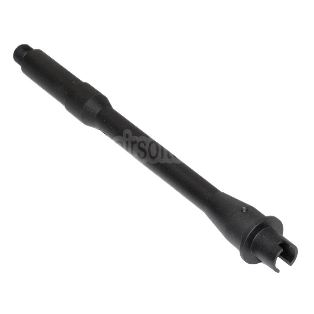 5KU 10 Zoll Aluminium Außenlauf -14mm CCW Gegen den Uhrzeigersinn Geeignet für Tokyo Marui M4 MWS GBB Gewehre Airsoft Schwarz