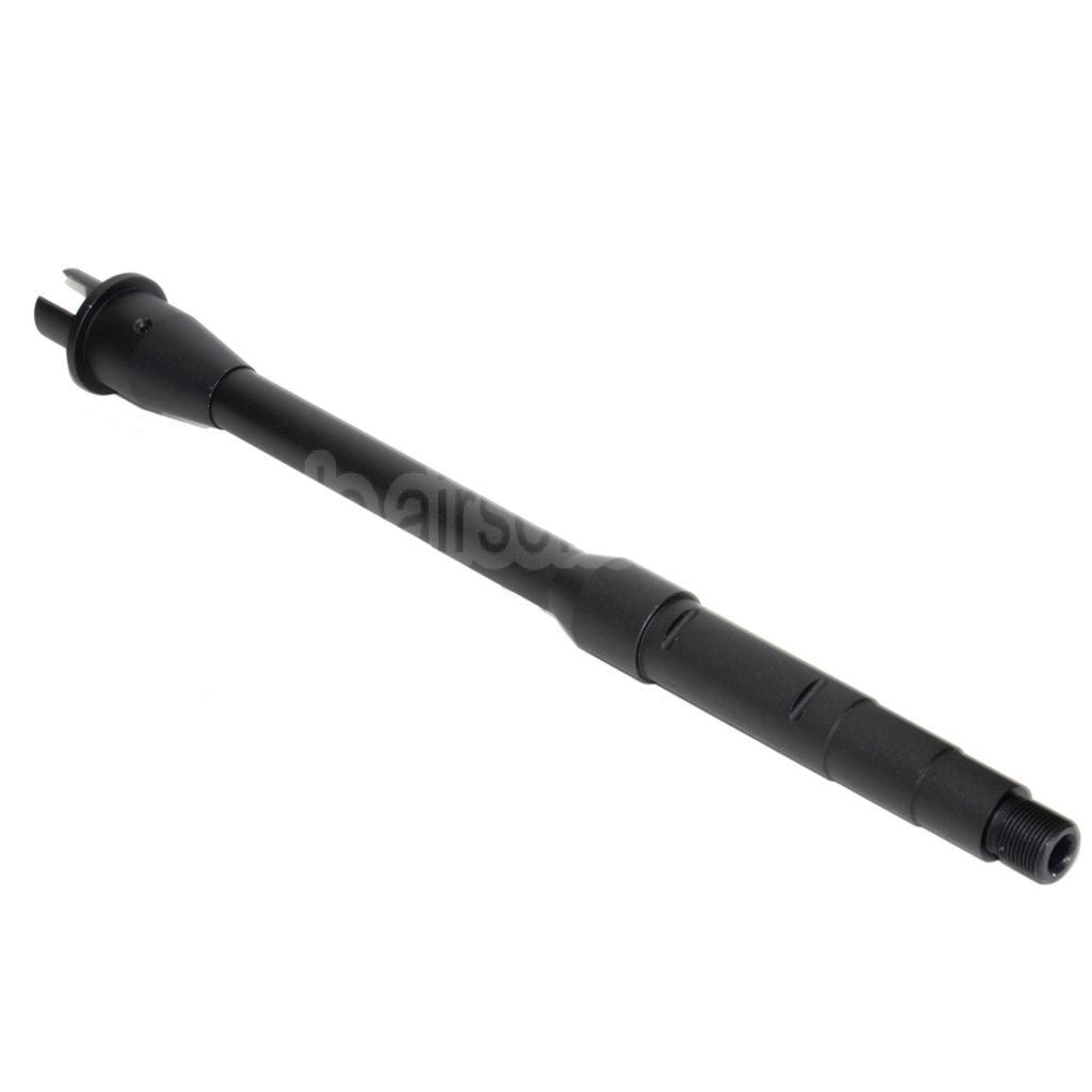 5KU 11.25/11.5 Zoll Aluminium Außenlauf -14mm CCW Gegen den Uhrzeigersinn Geeignet für Tokyo Marui M4 MWS GBB Gewehre Airsoft Schwarz