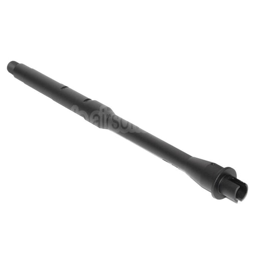 5KU 12.25/12.5 Zoll Aluminium Außenlauf -14mm CCW Gegen den Uhrzeigersinn Geeignet für Tokyo Marui M4 MWS GBB Gewehre Airsoft Schwarz