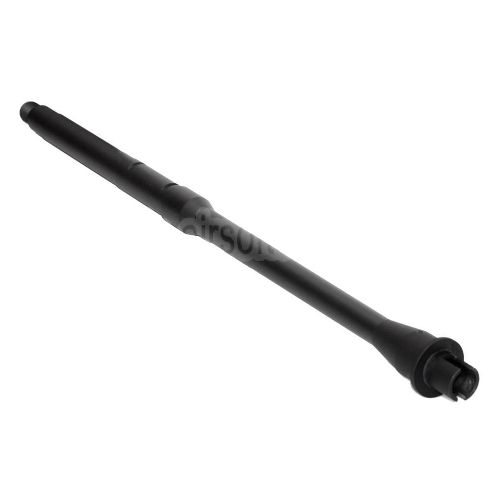 5KU 16/16.25 Zoll Aluminium Mid-Length Außenlauf -14mm CCW Gegen den Uhrzeigersinn Geeignet für Tokyo Marui M4 MWS GBB Gewehre Airsoft Schwarz