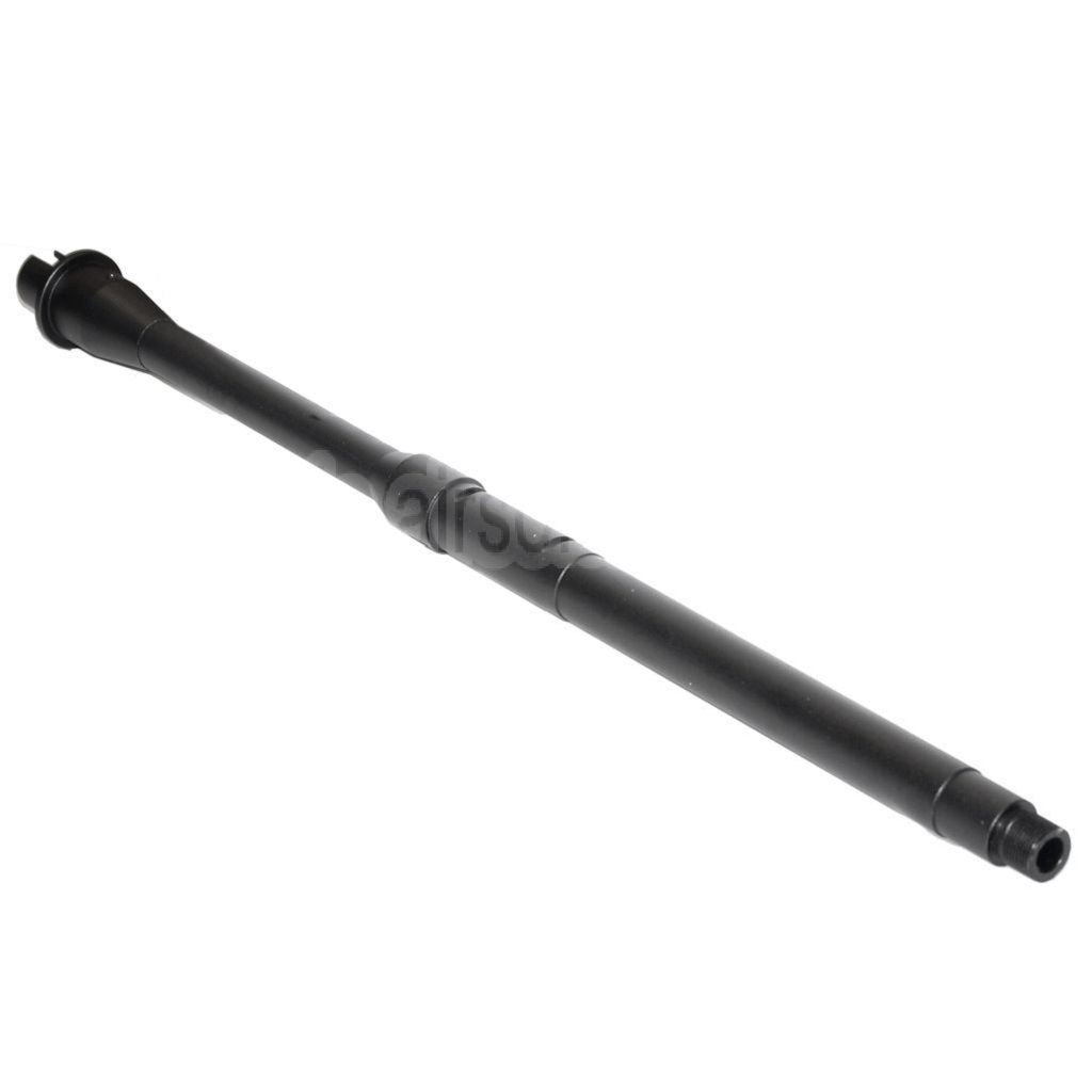 5KU 16/16.25 Zoll Aluminium Karabinerlänge Außenlauf -14mm CCW Gegen den Uhrzeigersinn Geeignet für Tokyo Marui M4 MWS GBB Gewehre Airsoft Schwarz