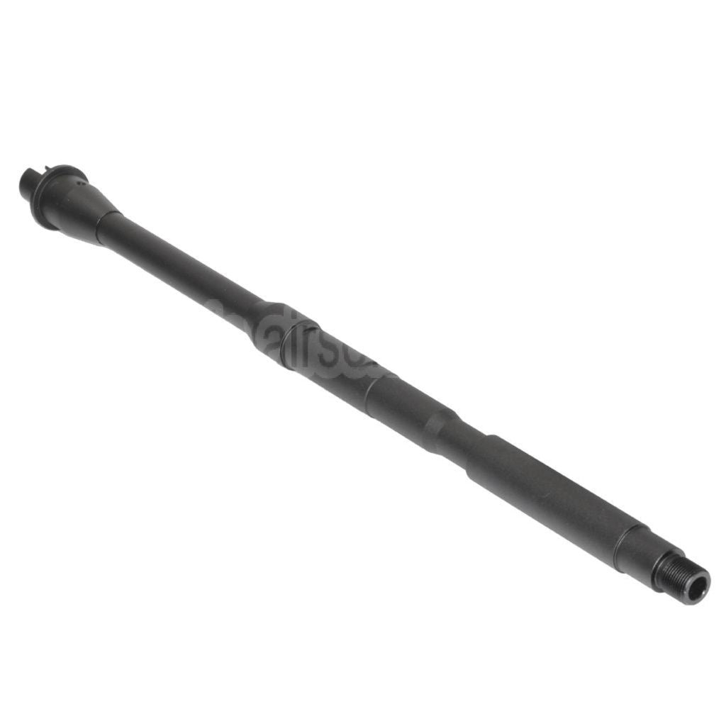 5KU 16 Zoll Aluminium Leichtgewichtige Karabinerlänge Außenlauf -14mm CCW Gegen den Uhrzeigersinn Geeignet für Tokyo Marui M4 MWS GBB Gewehre Airsoft Schwarz